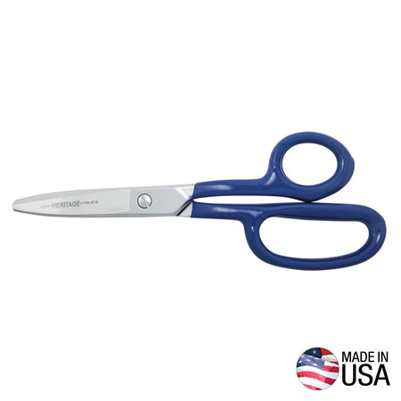 HD Carpet Shear w/Ring, Curved, Blunt, 9-Inch