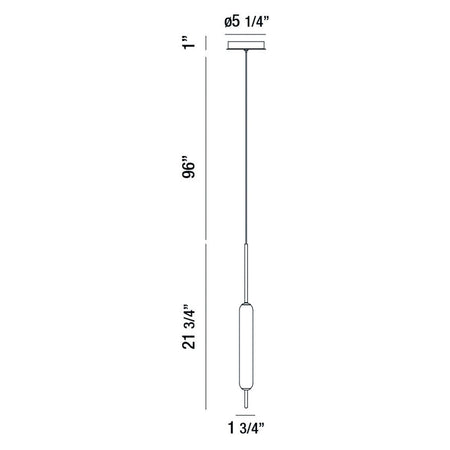 Cumberland pendant dimension drawing