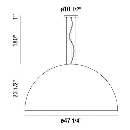 Laverton chandelier dimension drawing