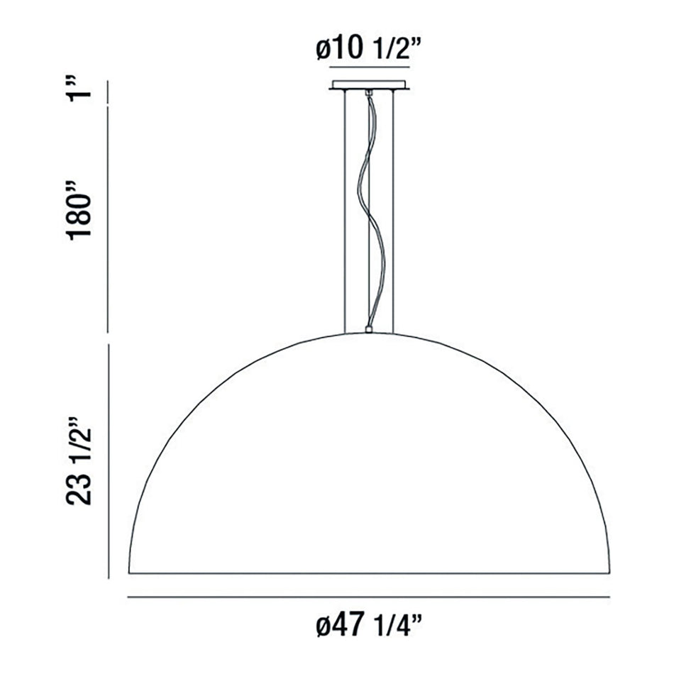 Laverton chandelier dimension drawing