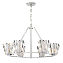 Eurofase Ricca Chandelier, front view