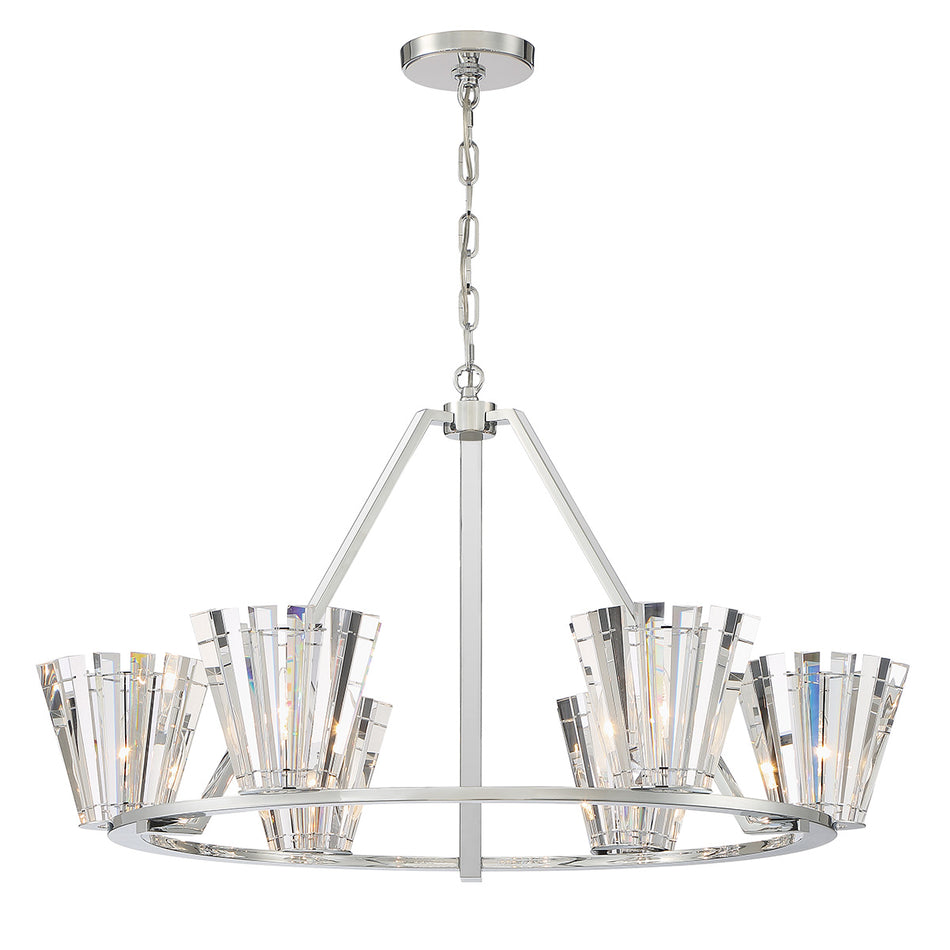 Eurofase Ricca Chandelier, front view