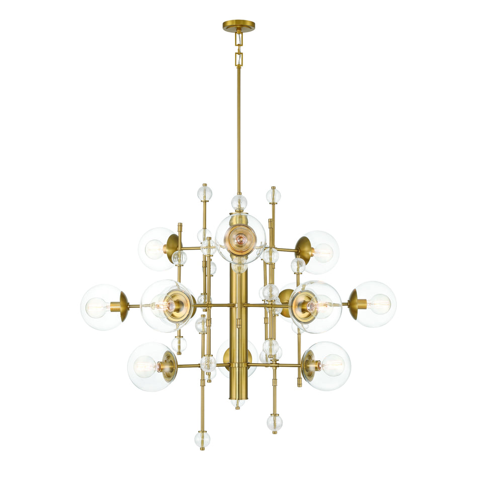 Eurofase Traiton Chandelier, front view