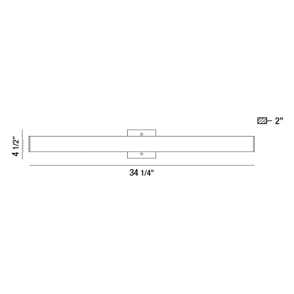 Springfield wall sconce dimension drawing