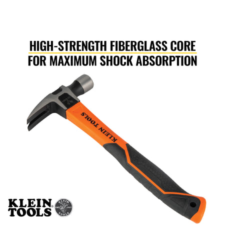 Straight-Claw Hammer, 16-Ounce, 13-Inch