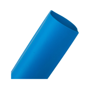 HEAT SHRINK THIN-WALL BLUE 1/4InchID X 4FT .., Heat Shrink Tubing, Techspan - Maple Electric Supply 