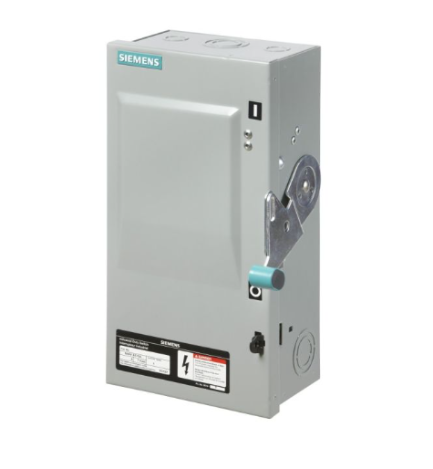 ID361 Siemens Industrial Duty Safety Switch, Fusible, 3 Poles, 600V, 30A ** Special Sale ** - Maple Electric Supply 