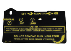 Insulator For Single Pole Time Switches - Maple Electric Supply 
