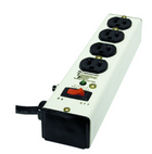 Surge Protective Device, Point-of-use strip, White, 3-Mode, 4 Outlets, 125 VAC, Type 3, Connected Equipment Warranty 5 yr $10,000
