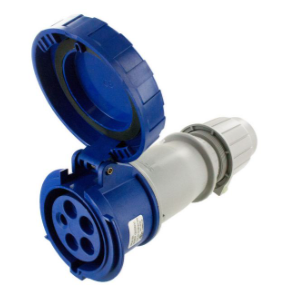 IP67 CONNECTOR 30A  3phase delta 120/208  4P 5W  WATERTIGHT, Pin & Sleeve, Techspan - Maple Electric Supply 