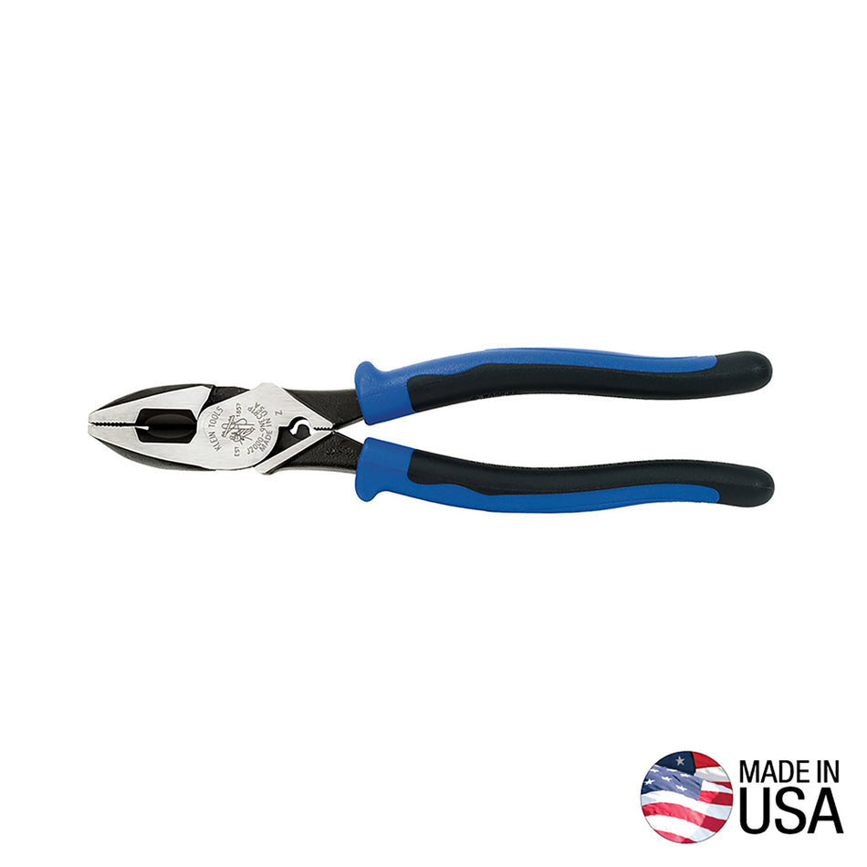 Heavy-Duty Lineman's Pliers, Crimping, 9-Inch