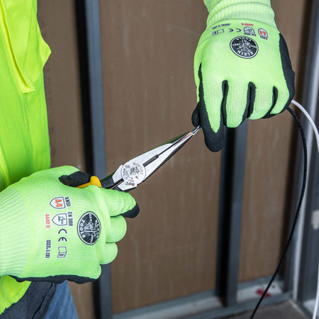 8" Long Nose Pliers Side Cutting