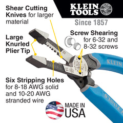 Klein-Kurve® Heavy-Duty Wire Stripper 8-20 AWG