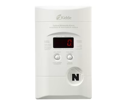 AC Plug-in Carbon Monoxide Alarm With Digital Display - Maple Electric Supply 