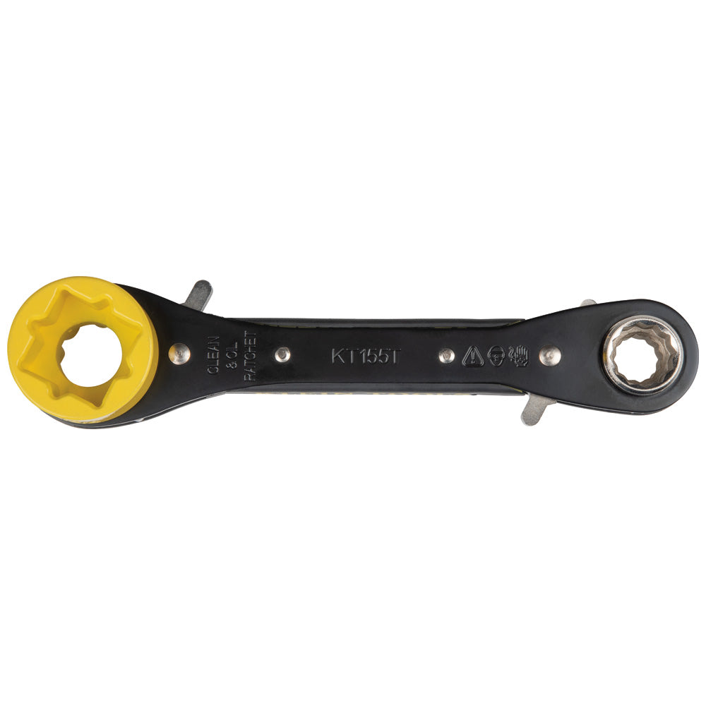 5-in-1 Lineman's Ratcheting Wrench