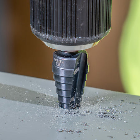 Klein Tools KTSB03 Step Drill Bit Double Fluted #3, 1/4 to 3/4-Inch - additional view