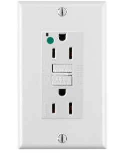 GFNT1-HGW SmartlockPro Hospital Grade GFCI Duplex Receptacle Outlet with Wallplate