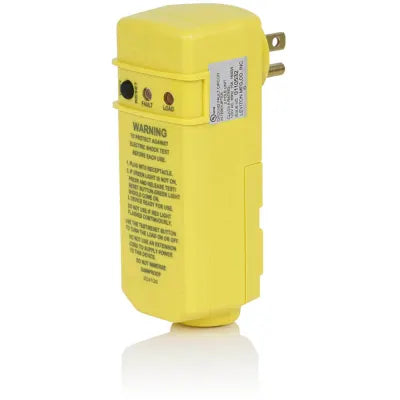 GSRM1 - Leviton Self-Test GFI Outlet with Right Angle Manual, 15A