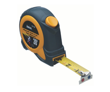 30' Magnetic Auto Lock Tape Measure With Magnetic Tip - Maple Electric Supply 