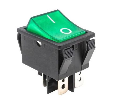 Rocker Switch DPST OFF-ON Panel Mount 20A