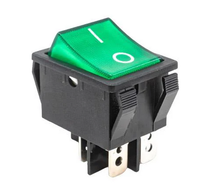 Rocker Switch DPST OFF-ON Panel Mount 20A