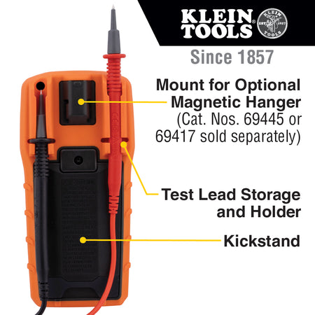 Klein Tools MM420 MM420 Digital Multimeter, Auto-Ranging, 600V - additional view