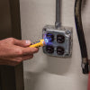A photo of a Electrical Testers, by Dual-Range Non-Contact Voltage Tester w/Laser Pointer - Klein Tools eCommerce - Maple Electric Supply 