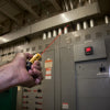A photo of a Electrical Testers, by Dual-Range Non-Contact Voltage Tester w/Laser Pointer - Klein Tools eCommerce - Maple Electric Supply 