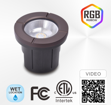 RGBCW Landscape Well Light