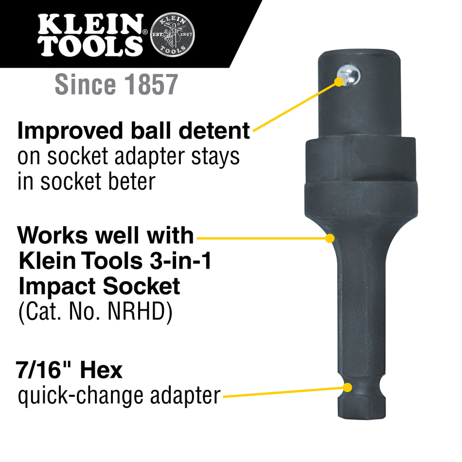 Impact Socket Adapter for NRHD