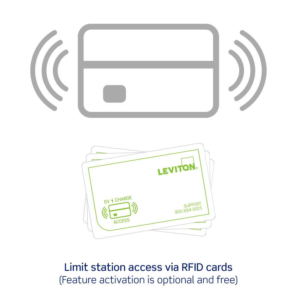 A photo of a , by EV480 48 Amp Level 2 Electric Vehicle Charging Station - EV Series - Leviton eCommerce - Maple Electric Supply in Canada