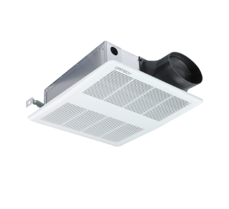 ODDSS-100-3 Ultra Silent, Three Speeds DC Motor Super Slim Series Ventilation Fan With 4" Polymeric Collar