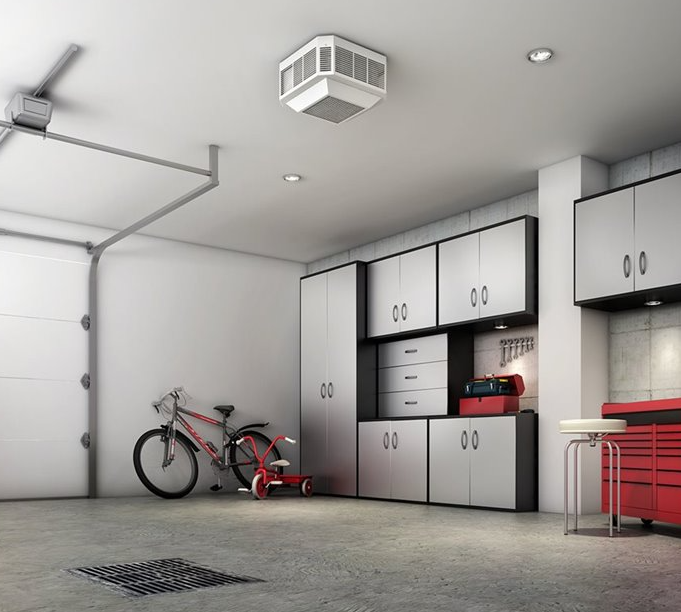 Ouellet Ceiling Fan Heater Surface Mounted 2000W 240V 1ph, White - Maple Electric Supply 