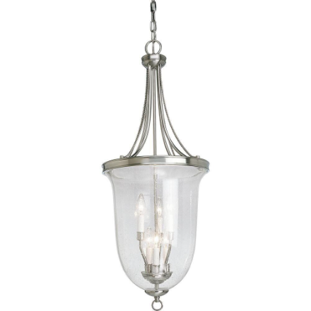 Progress Lighting Brushed Nickel 6-light Foyer Pendant