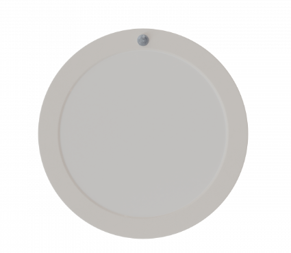 9″ 18W Plastic LED Slim Surface Round with Sensor | Sensor turns off after 1 min idle | 3000K,4000K,5000K | CRI 80 | White finish