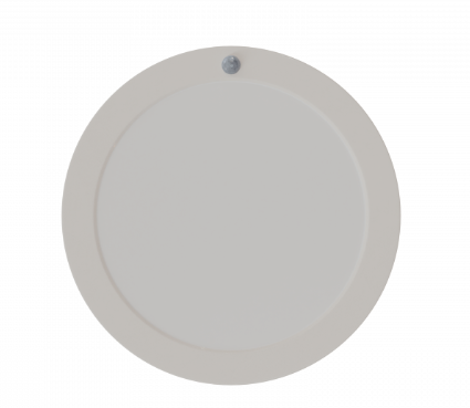 9″ 18W Plastic LED Slim Surface Round with Sensor  | Sensor turns off after 1 min idle | 3000K,4000K,5000K | CRI 80 | White finish - Maple Electric Supply 