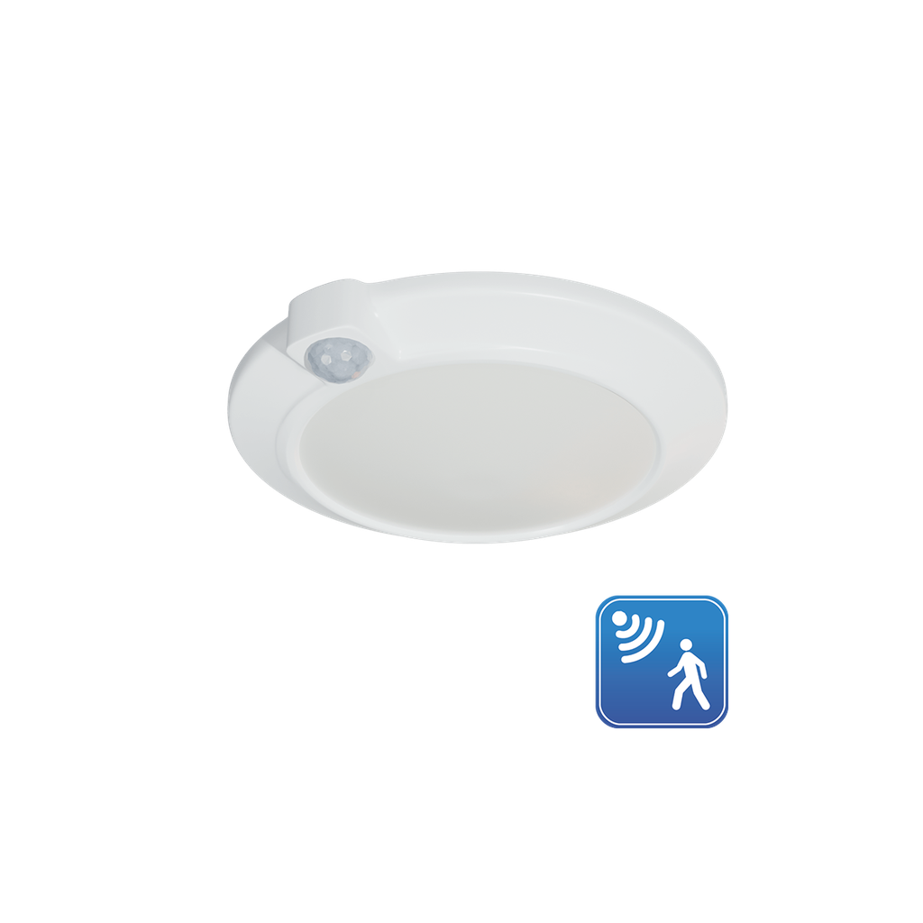 RENO-PIR-CSC3030-4KWH LED 7" CLOSET LIGHT WITH PIR MOTION SENSOR | 10W | 600LM | 4000K |