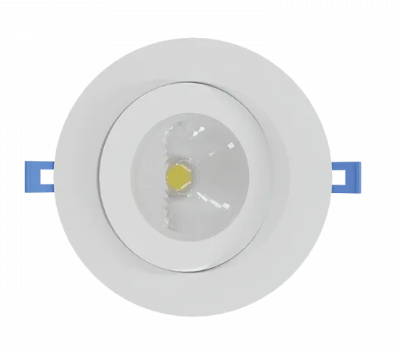 LED Floating Gimbal Potlight 4″ 9W. Slim profile LED with integrated MCCT technology. 2700/3000/3500/4000/5000K - Maple Electric Supply 