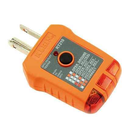 Klein Tools RT210 RT210 - Klein Tools GFCI Receptacle Tester - alternate angle 1
