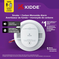 Hardwired Smoke Carbon Monoxide Voice Alarm
