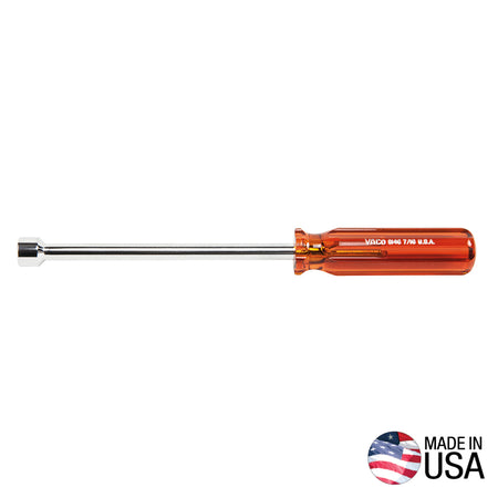 7/16-Inch Nut Driver, 6-Inch Hollow Shaft