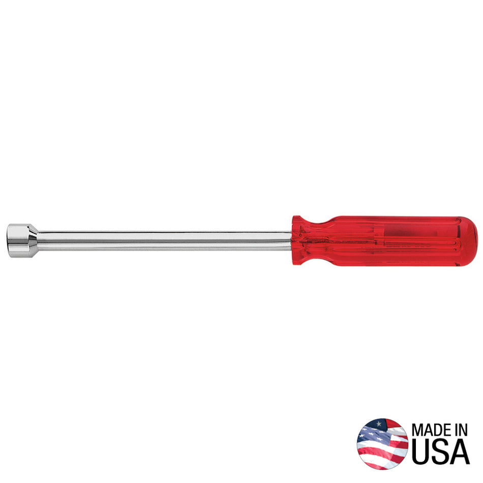 Klein Tools S166 1/2-Inch Nut Driver, 6-Inch Hollow Shaft - detail view
