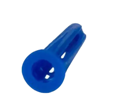 10-12 x 1 Plastic Blue Anchors- Smooth (Qty 100)