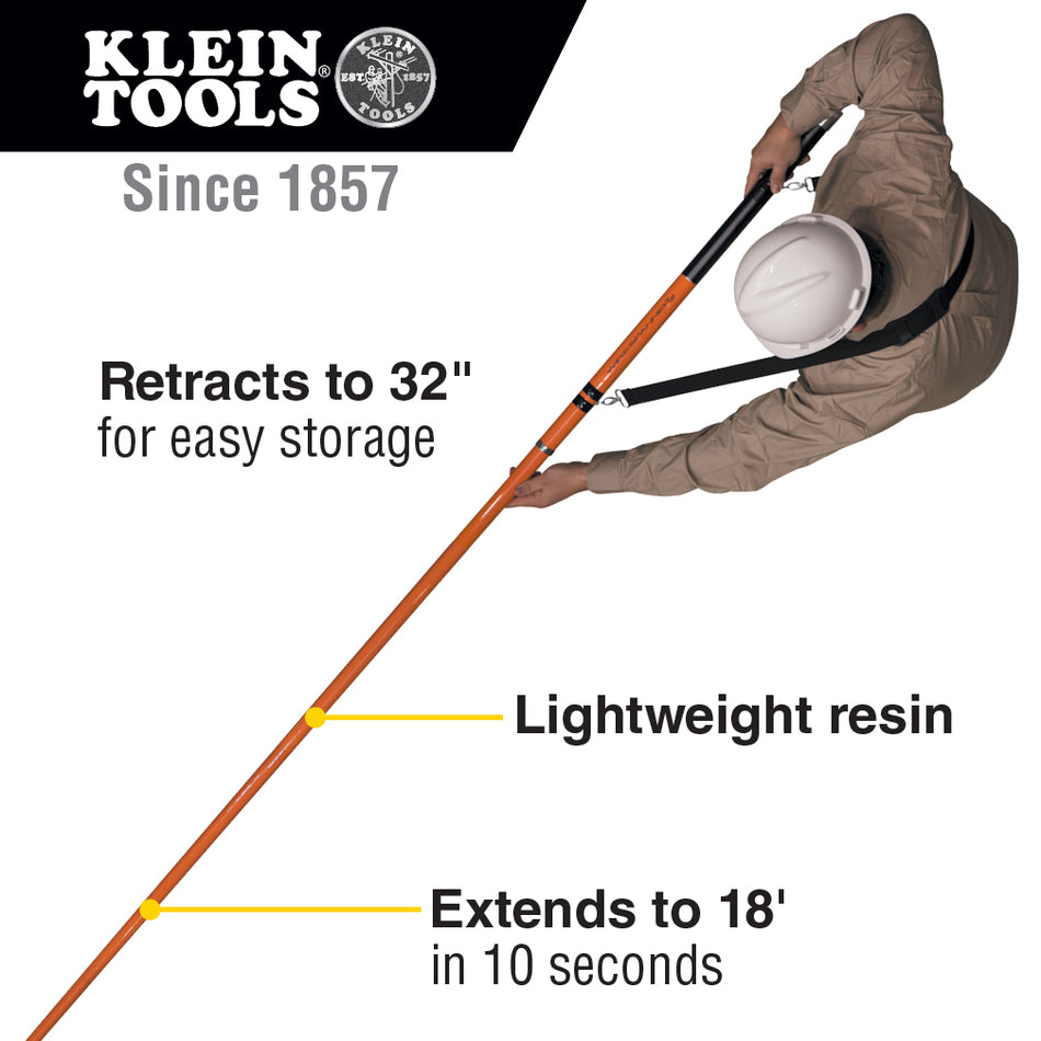 Klein Tools SRS56036 WireSpanner Plus™ Telescopic Pole - additional view
