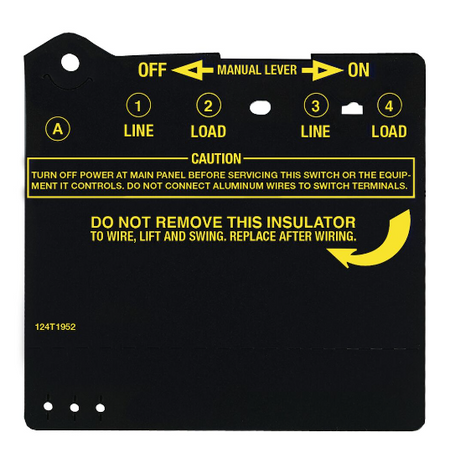 Insulator For Double Pole Time Switches - Maple Electric Supply 