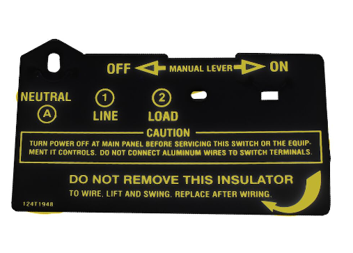 Insulator For Single Pole Time Switches - Maple Electric Supply 