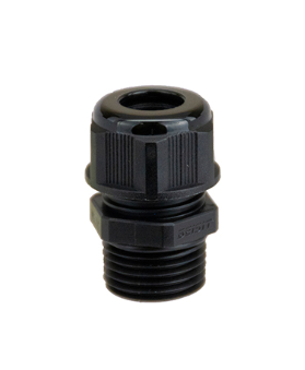 DOME CONN .500in NPT .19-.35in BLACK