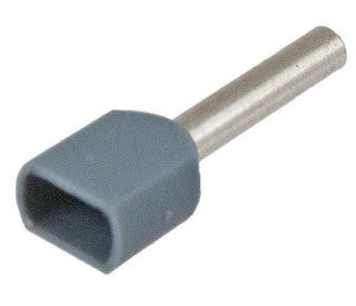 Grey 2x20awg 8mm 500pk..