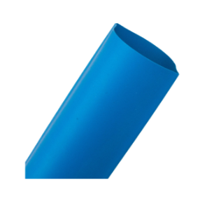 HEAT SHRINK THIN-WALL BLUE 1/4InchID X 4FT ..