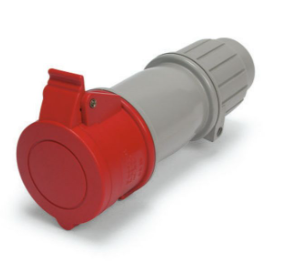 IP44 CONNECTOR 20A 3phase 480VAC 3P 4W SPLASHPROOF